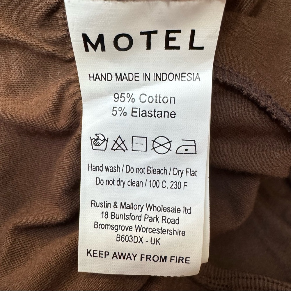 Motel Rocks Low Rise Tie Ruched Bootcut Pants - Picture 11 of 13
